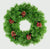 Green Christmas Door Wreath with Berries & Cones Decoration - 50cm