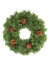 Green Christmas Door Wreath with Berries & Cones Decoration - 50cm