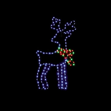 Premier Flexibrights Reindeer Christmas Decoration 164 Lights - 60cm