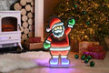 Festive Santa Infinity Christmas Decoration Light - 56cm