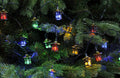 20 Multi Colour Timer Lantern Fairy Christmas Lights Battery Operated
