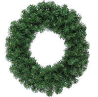 Green Christmas Door Wreath - Dark Green - 50cm Diameter