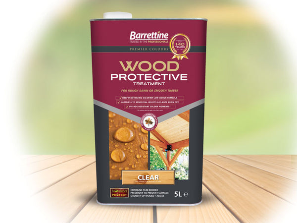 Barrettine Wood Protective Treatment Paint - All Colours - All Sizes