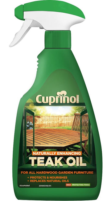 Cuprinol Garden Furniture Teak Oil - 500ml - Trigger Spray