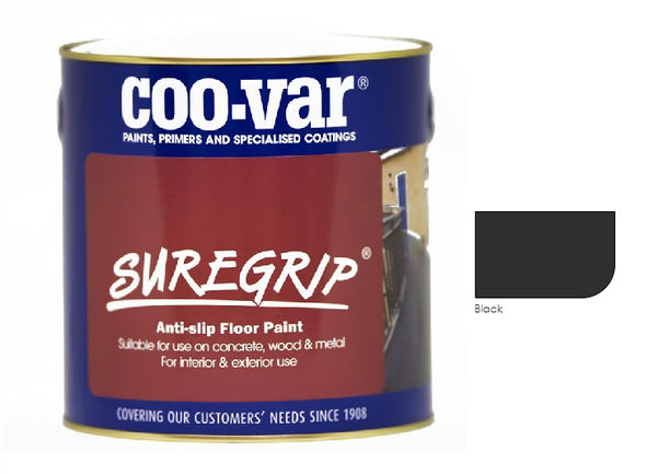 CooVar Suregrip Anti Slip Floor Paint - All Colours - All Sizes