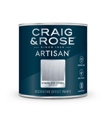 Craig and Rose Artisan Stainless Steel Effect Paint