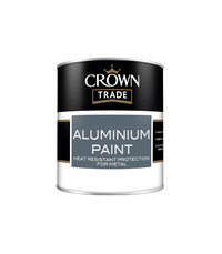 Crown Trade Aluminium Paint - Aluminium - 1L