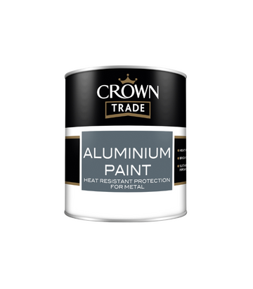 Crown Trade Aluminium Paint - Aluminium - 1L