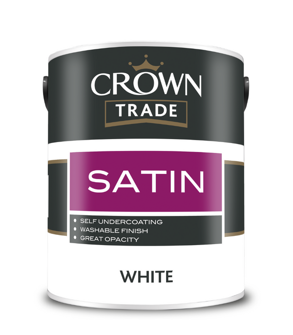Crown Trade Satin Finish - White