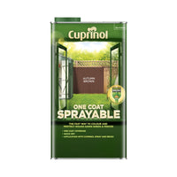 Cuprinol One Coat Sprayable Fence Treatment - All Colours - 5 Litres