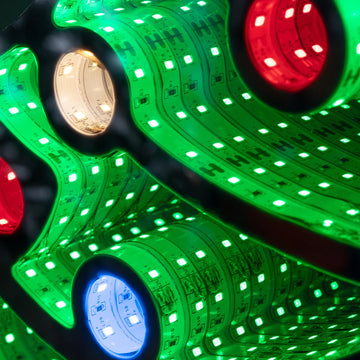 Snowtime Christmas Infinity Tree with 3D LED Tunnel Effect - 40cm