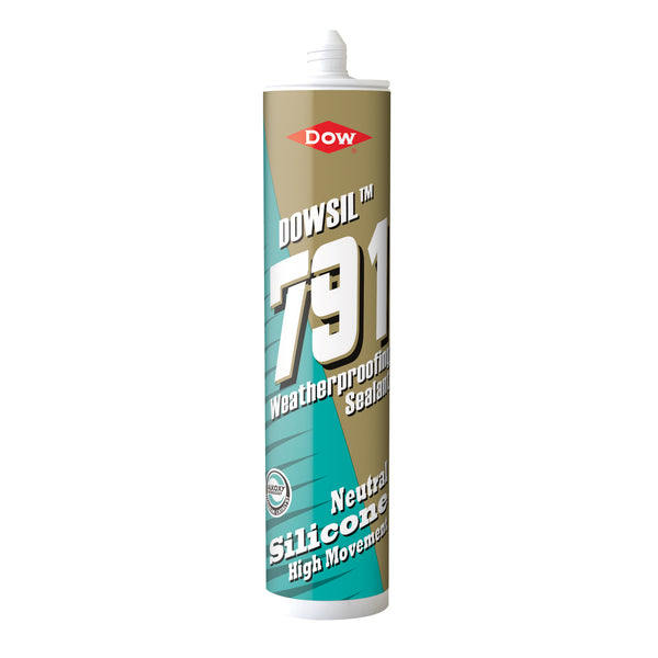 Dowsil 791 External Weatherproofing Silicone Sealant 310ml Cartridge