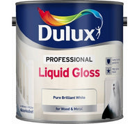 Dulux Retail Professional Liquid Gloss Pure Brilliant White 2.5L / 1.25L / 750ML