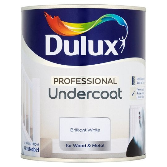 Dulux Retail Professional Undercoat Pure Brilliant White 750ml / 1.25L / 2.5L