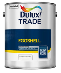 Dulux Trade Eggshell Pure Brilliant White / White / 2.5 Litre or 5 Litre