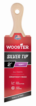 Wooster Silver Tip - Short Handle Angle Paint Brush - 2 Inch