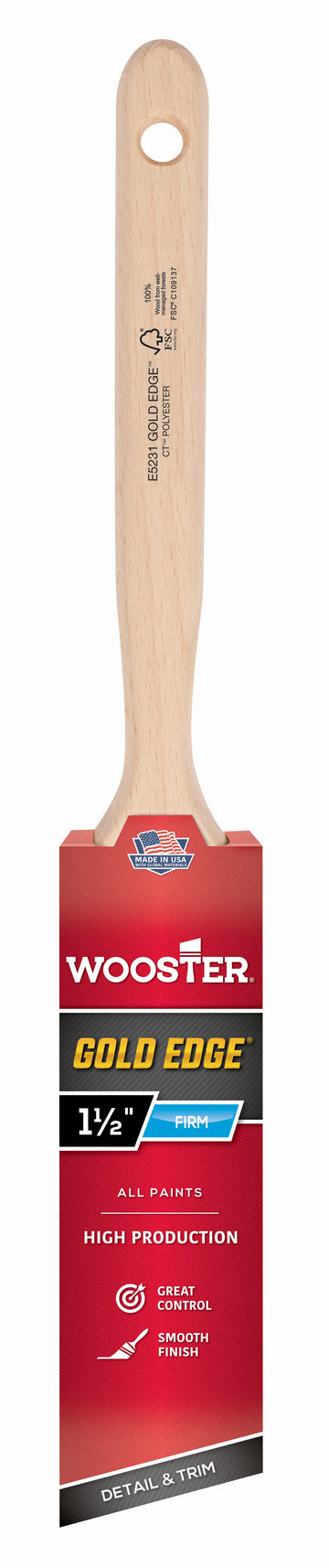 Wooster Gold Edge - Angle Sash Paint Brush
