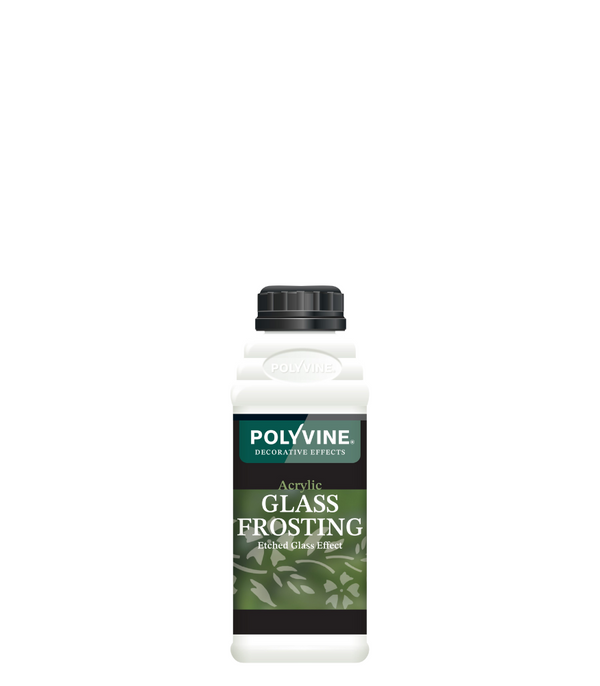 Polyvine Glass Frosting Varnish - 500ml or 100ml