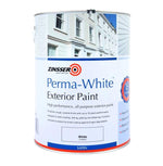 Zinsser Perma White Exterior Paint - Satin / Semi Gloss