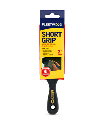 Fleetwood Sash Short Grip Cutting In Angled Paint Brush - 2" (50mm)