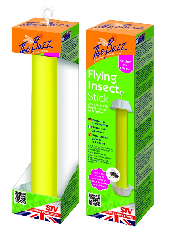 The Buzz Flying Indoor Kitchen Insect Stick  - Small Trap