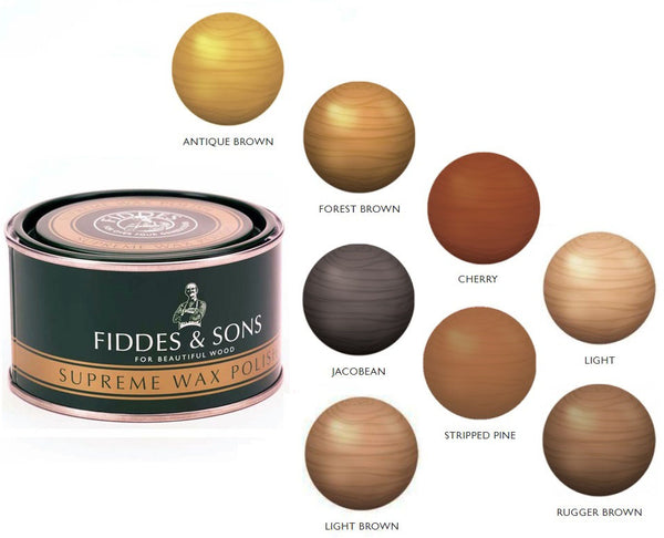 Fiddes - Supreme Furniture and Woodwork Wax Polish - 400ml - All Colou ...