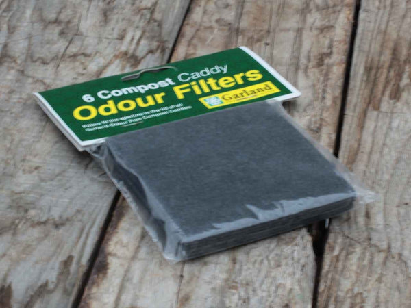 Garland Midi Odour Free Home Compost Caddy Replacement Filters - Pack of 6