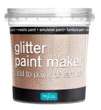 Polyvine Glitter Paint Maker Gold, Pink, Rainbow & Silver for Varnish or Paints