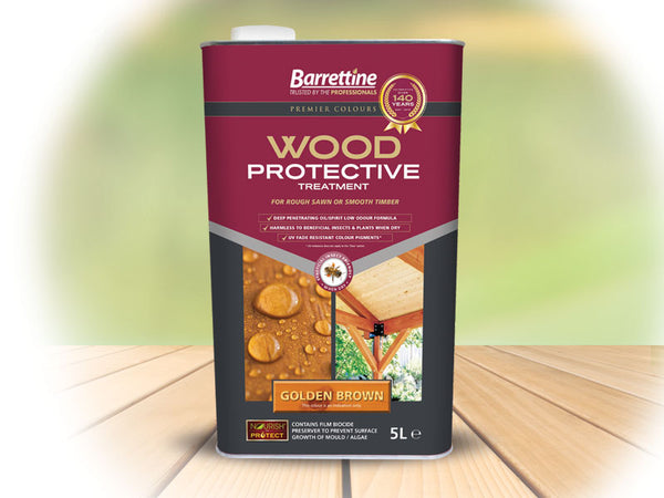 Barrettine Wood Protective Treatment Paint - All Colours - All Sizes