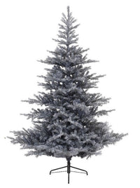 Grandis Fir Green Christmas Xmas Tree - Plain or Frosted Snowy - Various Sizes