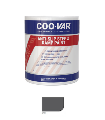 CooVar Anti Slip Step and Ramp Paint - All Colours - All Sizes