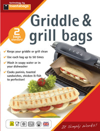 Griddle & Grill Bags - Panini / Toasted Sandwiches - Pack 2