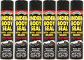 6 x Black Underbody Seal Aerosol With Waxoyl 600ml Hammerite Protection