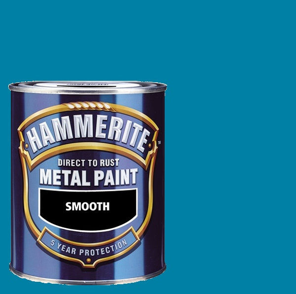 Hammerite - Smooth Direct To Rust Metal Paint - Mixed Colours - 750ML