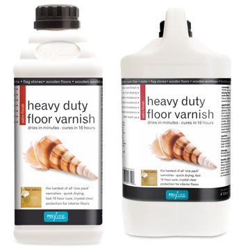 Polyvine Heavy Duty Floor Varnish - Satin 1 L, 2 L, 4 L ALL SIZES AVAILABLE