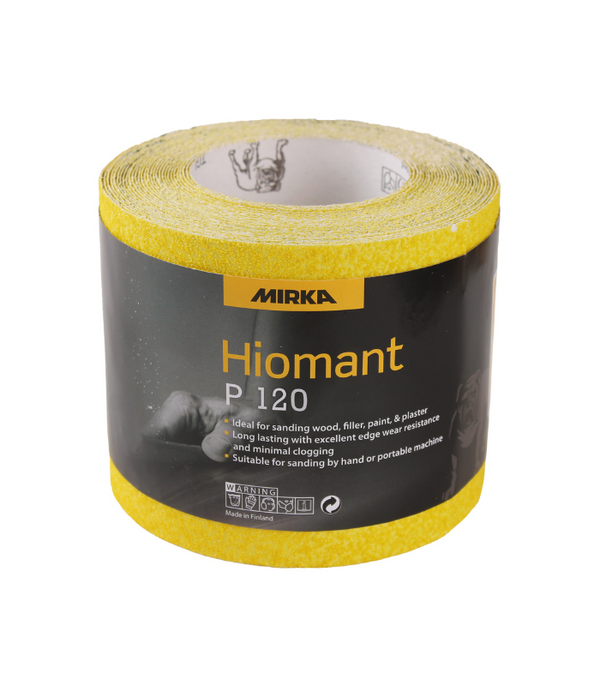 Mirka 115mm Yellow Hiomant Paper 5m Rolls