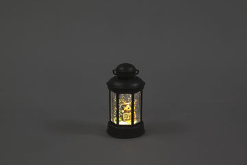 Snowtime Battery Water Lantern with Reindeer and Tree - 18cm
