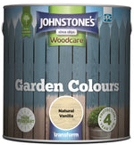 Johnstones Woodcare Garden Colours Paint - All Sizes - All Colours