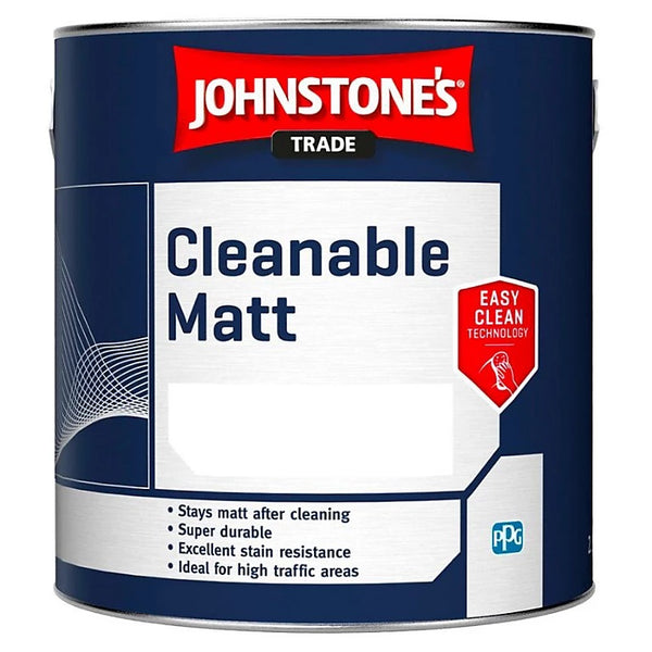 Johnstones Trade Cleanable Matt Paint - Brilliant White | DIY DIRECT