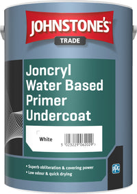 Johnstones Trade Joncryl Water Based Primer Undercoat Paint - White