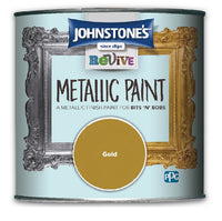 Johnstones Revive Metallic Furniture Paint - Gold and Silver - 375ml