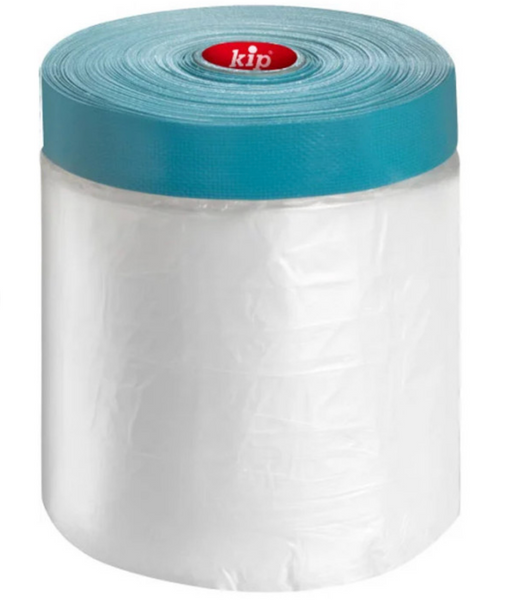 Kip 9 Rolls Of Tape 233-25 Fabric Masker, Masking Film With Fabric Tape, Adhesive Strips For Painting & Varnishing, Specially For Rough Surfaces, 2600 Mm X 17 M - View #9