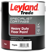 Leyland Trade Heavy Duty Floor Paint  - 2.5L & 5 Litre - All Colours