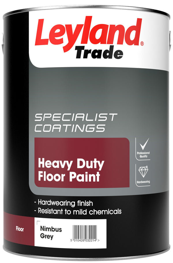 Leyland Trade Heavy Duty Floor Paint  - 2.5L & 5 Litre - All Colours