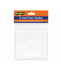 Rustins Lint Free Cloths - Pack of 3