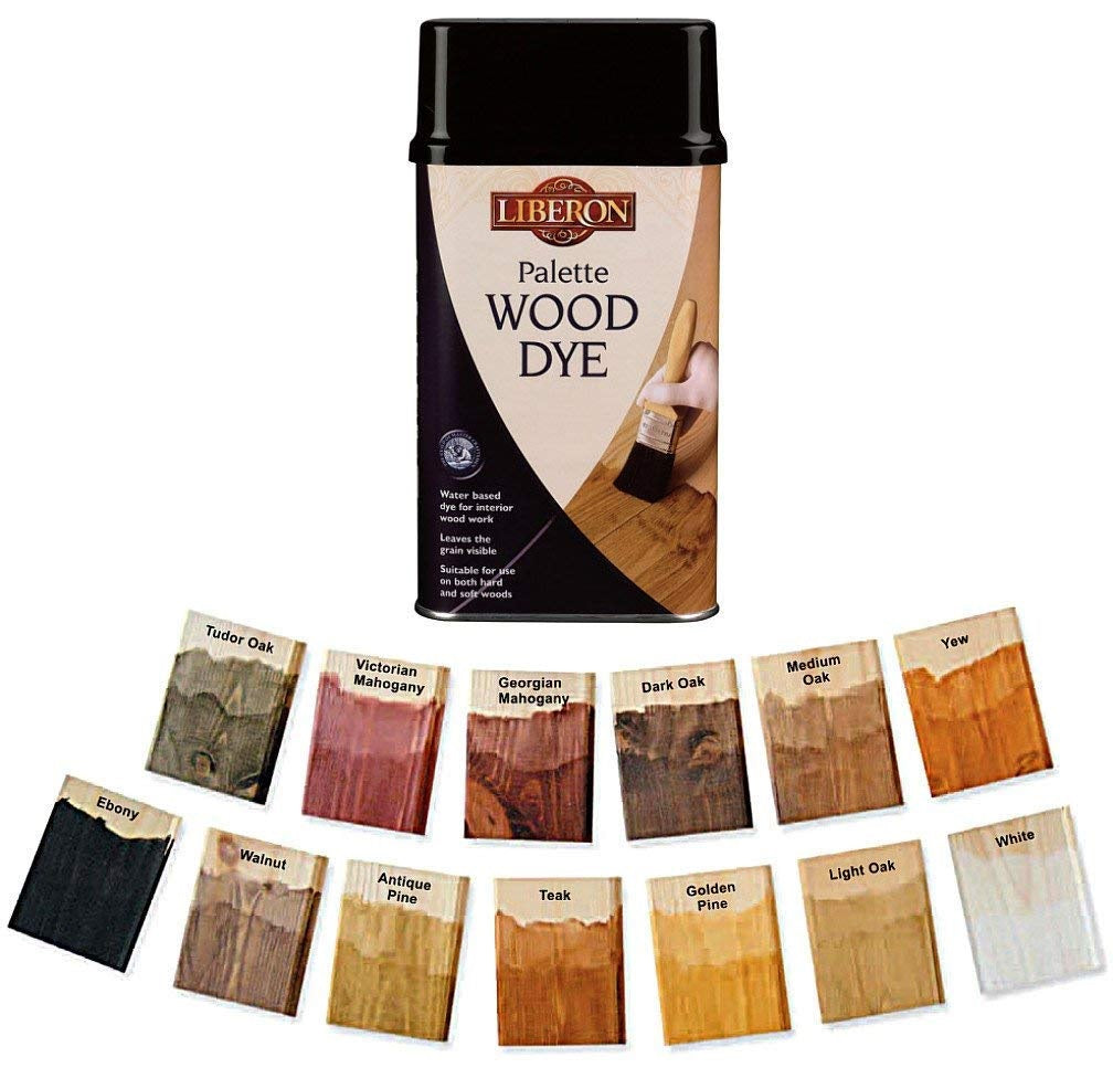 Liberon Interior Floor and Woodwork Palette Wood Dye - All Colours