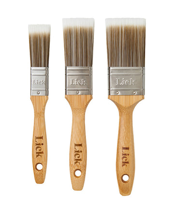 Lick Paint Brush Set - 3 Pack (1", 1.5"and 2")