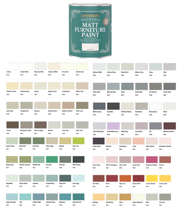 Rust-Oleum Washable Matt Furniture Paint - 750ml or 125ml