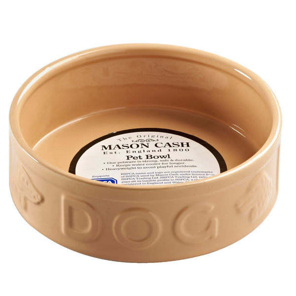 Mason Cash Cane Lettered Dog Bowl - 130mm