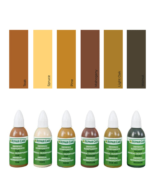 Repair Care Universal Colour Pigments - 6 x 20ml | DIY DIRECT